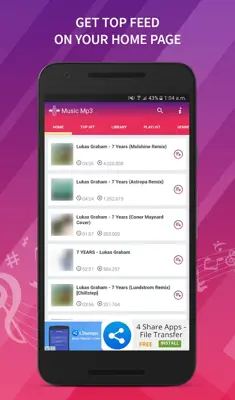 Music Mp3 android App screenshot 5